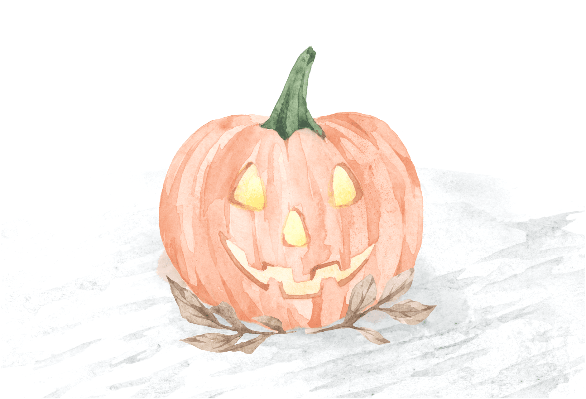 Watercolor Pumpkin